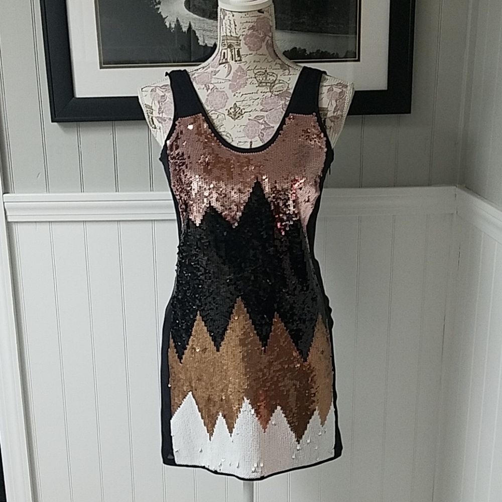 Tibi sequin cocktail dress